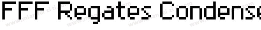 FFF Regates Condense字体转换